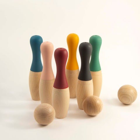 Bowlingset Holz