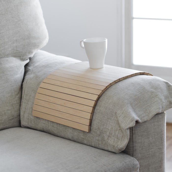 Tablett für Sofa Ahorn
