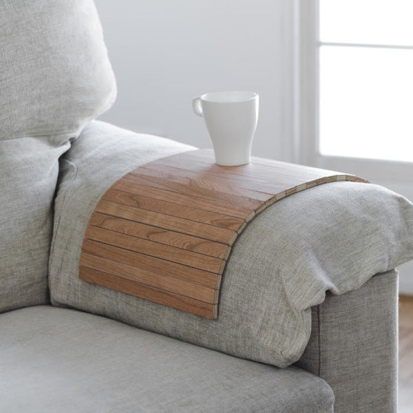 Kirschholztablett für Sofa