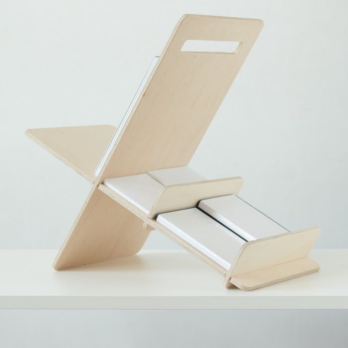 Buchenholz Bücherregal