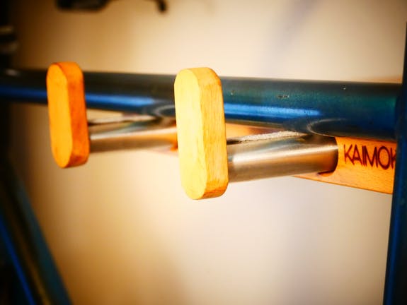 Fahrradwandhalter Buche