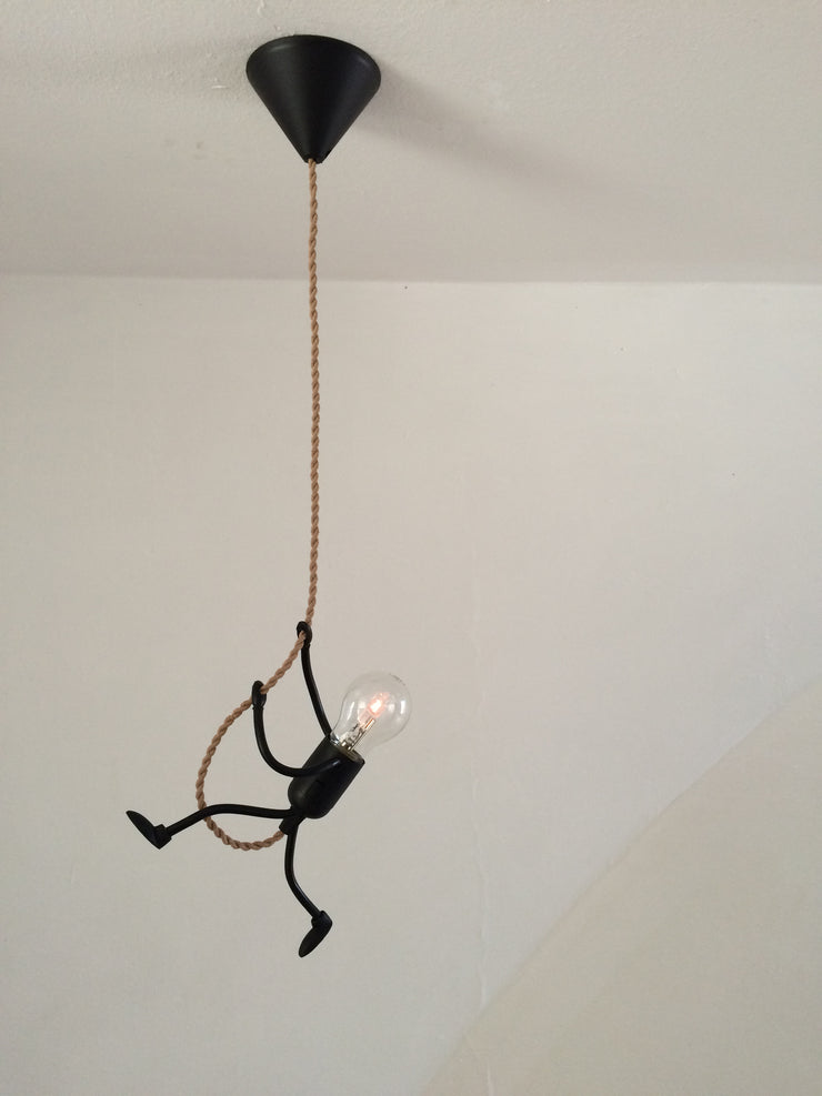 Mensch am Seil Lampe