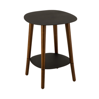 RAAAQ Beistelltisch Metall und Holz