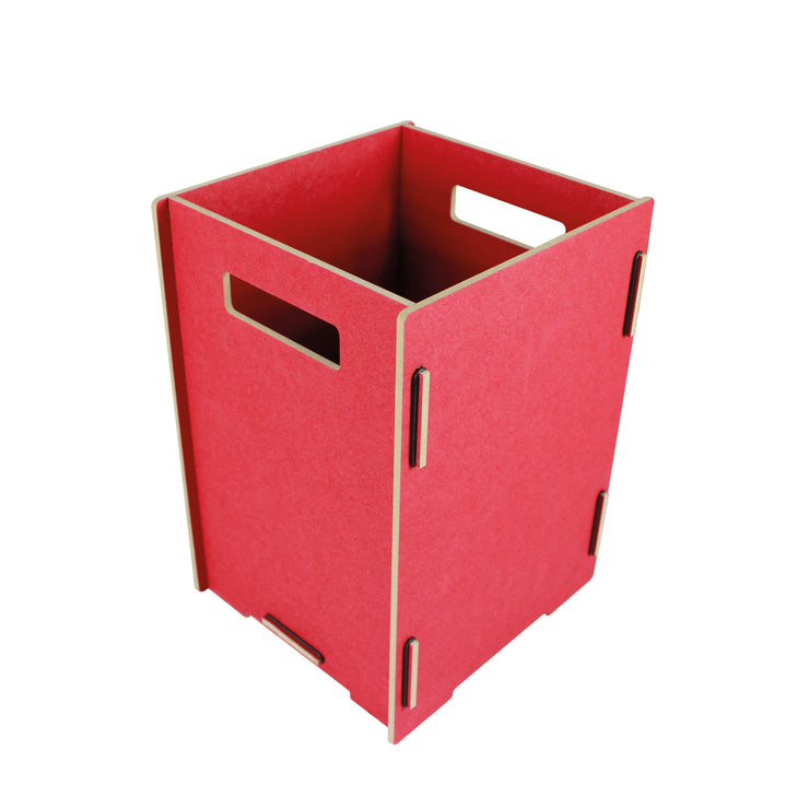 Papierkorb rot nachhaltig