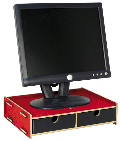 roter Monitorsockel Werkhaus