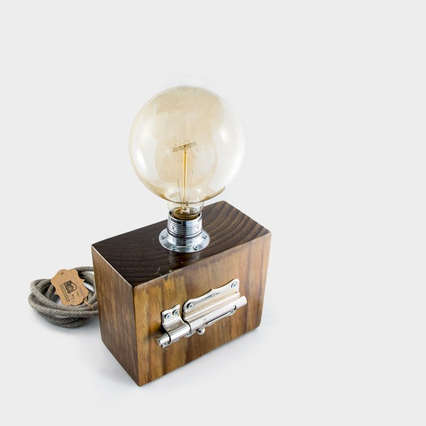 Holzlampe aus Spanien