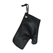 Topfhandschuh Leder schwarz